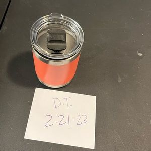 AUTHENTIC YETI CORAL LOWBALL DISCONTINUED COLOR LIKE NEW